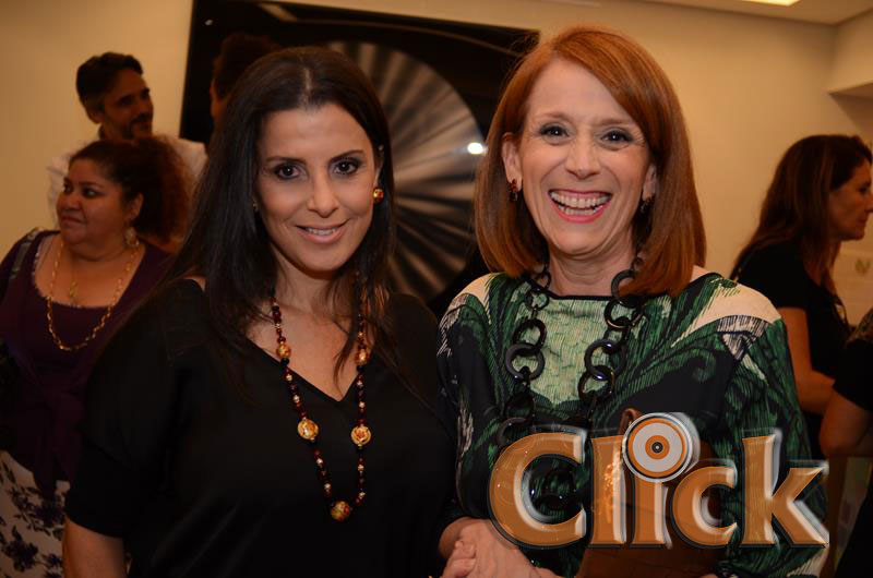 Coquetel de lançamento da exposição de Duda Rosa no Polo Arqdec