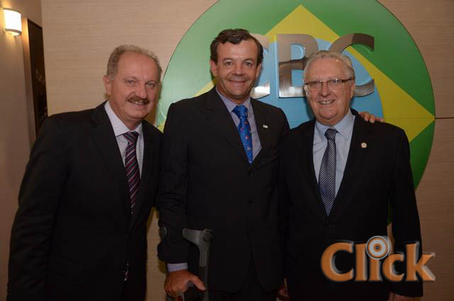 Coquetel de inauguração da galeria de ex-presidentes da CBC