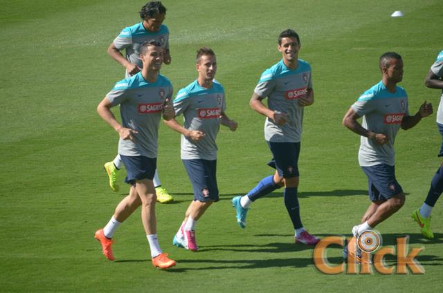 Treino de Portugal no Majestoso