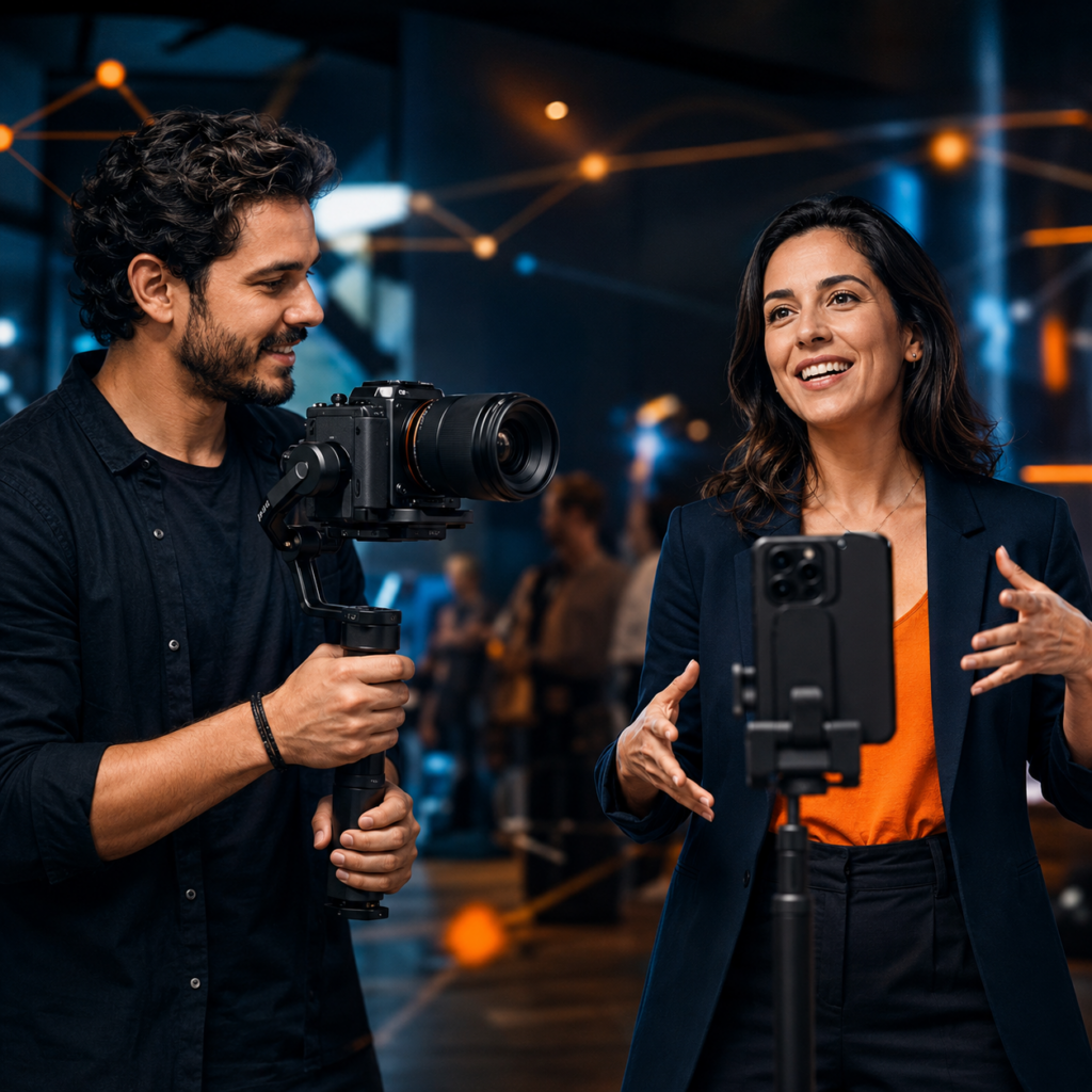 Produção de conteúdo audiovisual e marketing digital para empresas em Campinas